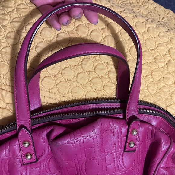 Carolina Herrera pink leather bag - Picture 6 of 11